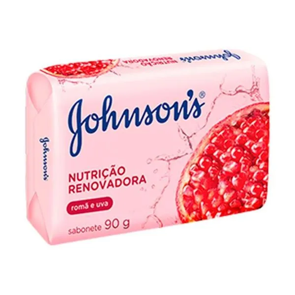 Sabonete Johnson Nutrição Renovadora Romã e Uva 90g