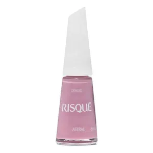 Esmalte Rosas Cremoso Astral 8ml Risque Longa Duração Secagem Rápida Esmalte Risque Cremosa Astral 8Ml - Risque