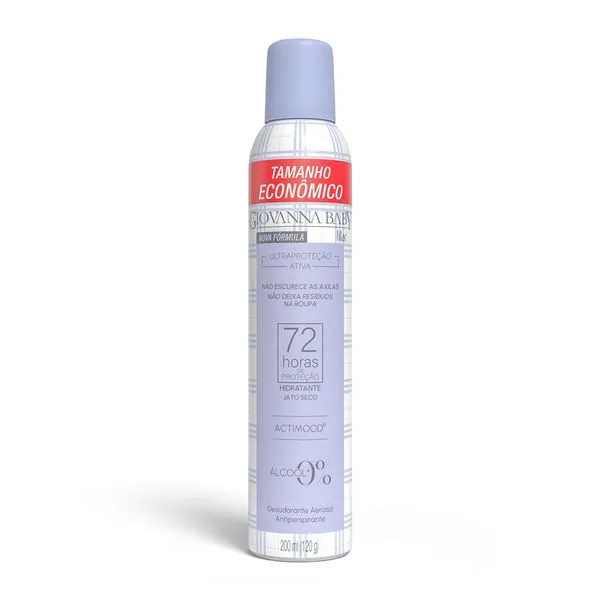 Desodorante Aerosol Giovanna Baby 72hr Lilac 200ml