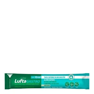 Antiácido LuftaGastro Sabor Menta 1 Sachê de 10ml Líquido