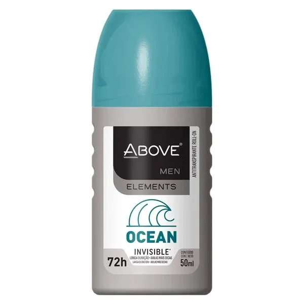 Desodorante Antitranspirante Above Elements Ocean Rollon 72h 50ml