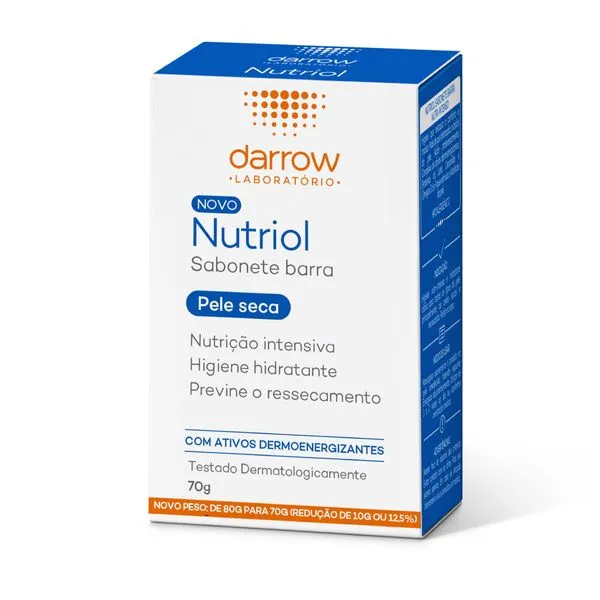 Sabonete em Barra Facial Darrow Nutriol Pele Seca 70g