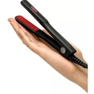 Prancha Alisadora PTC Cerâmica Preta 42-46W Bivolt Taiff Aparelho Prancha Alisamento Taiff Sup Mini Bivolt - Taiff