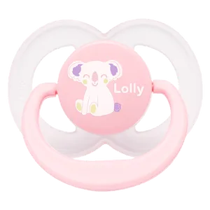 Chupeta Lolly Kinddy Zoo 6 a 18 Meses Rosa 1 Unidade