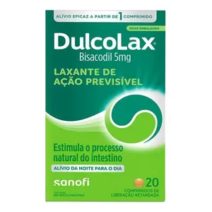 Laxante Dulcolax 5mg 20 Comprimidos Revestidos