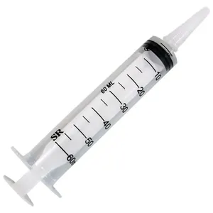 Seringa Descartável SR 60ml Bico Cateter Sem Agulha -unidade