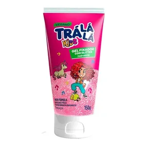Gel Fixador Infantill com Glitter Trá Lá Lá Hidrakids 150g