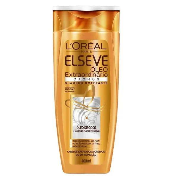 Shampoo Elseve Óleo Extraordinário Cachos 400ml