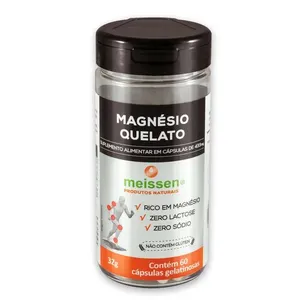 Magnésio Quelato 433mg Meissen 60 Cápsulas