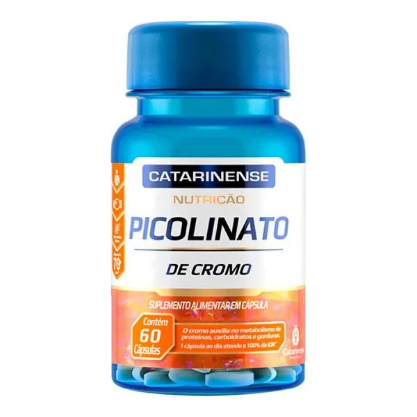 Picolinato De Cromo Catarinense Com 60 Cápsulas Picolinato De Cromo Catarinense Com 60 Capsulas