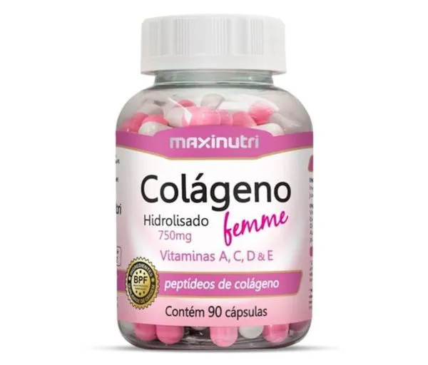 Colágeno Hidrolisado Femme 90 cápsulas Maxinutri