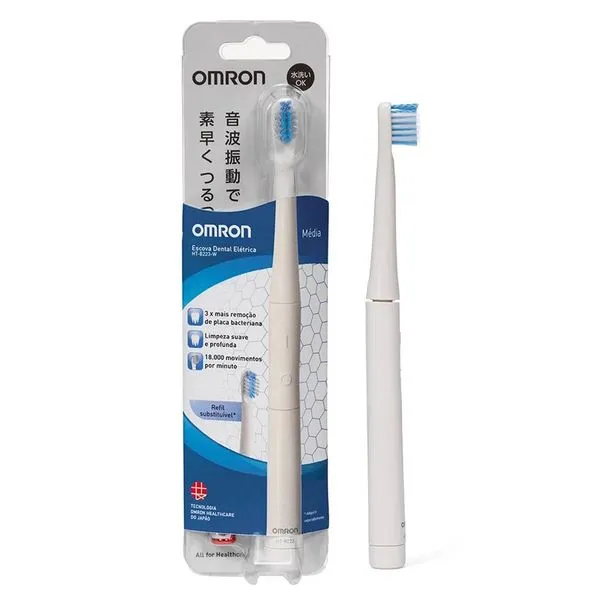 Escova dental elétrica Omron control ht-b223-w