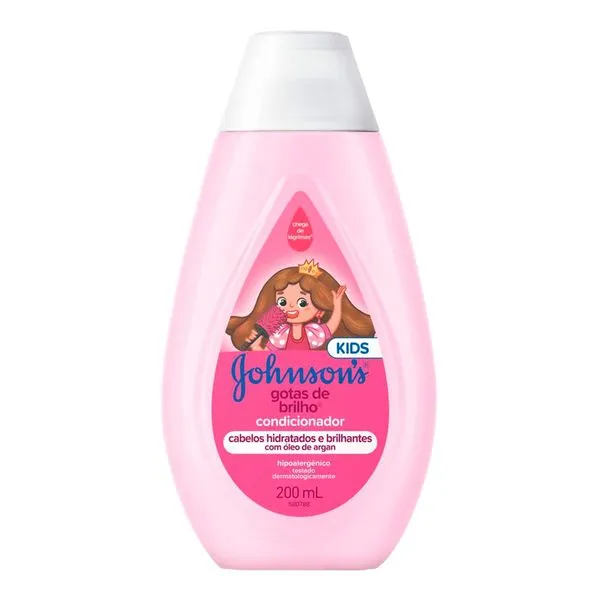 Condicionador Johnson's Baby Gotas de Brilho 200ml
