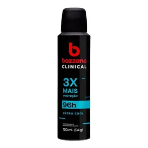 Desodorante Antitranspirante Aerossol Bozzano Clinical Ultra Cool Masculino 150ml