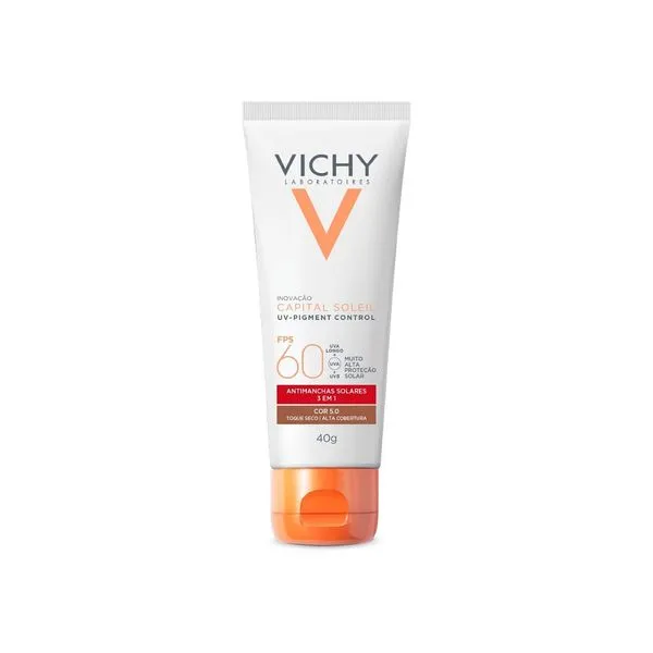 Protetor solar facial Pigment Control FPS60 Vichy Capital Soleil cor 5.0 40g VENCIMENTO 31/10/2026