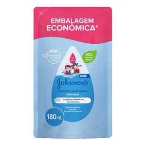 Shampoo de Glicerina Johnson's Baby Cheirinho Prolongado 180ml Refil