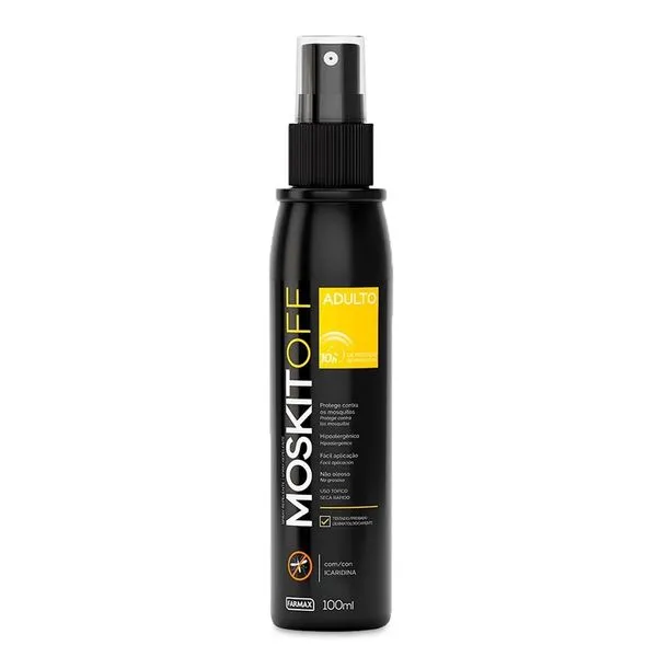 Repelente Moskitoff Farmax spray adulto Icaridina 100ml