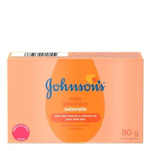 Sabonete em Barra Johnson's Baby Glicerinado 80g