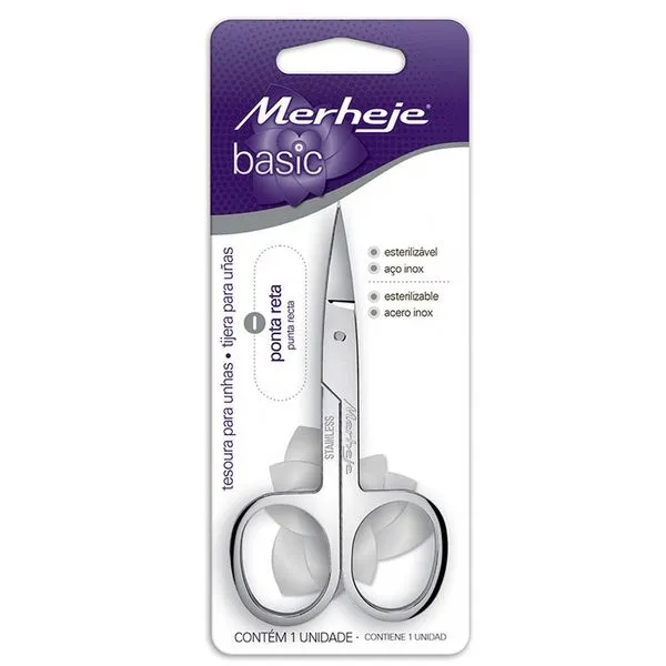 Tesoura para Unhas MERHEJE Basic 3,5cm