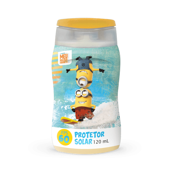 Protetor Solar Infantil FPS 60 Kids Minions 120ml