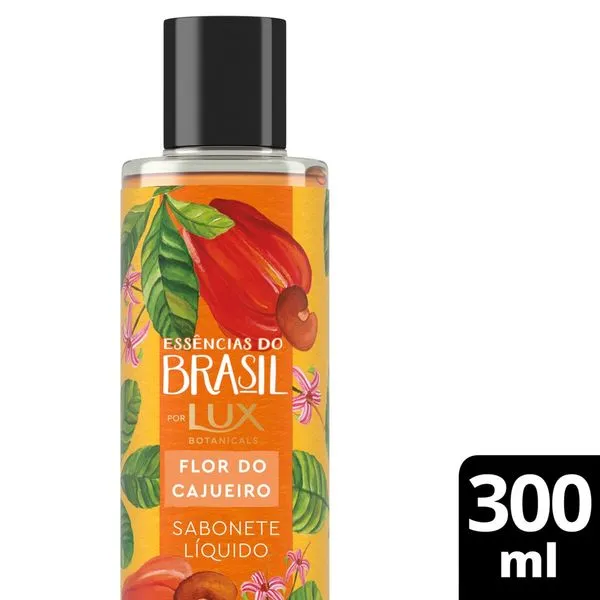Sabonete Líquido Lux Botanicals Essências do Brasil Flor do Cajueiro 300ml
