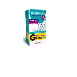 Acetilcisteína 40mg/ml Xarope Adulto 120ml Genérico Legrand