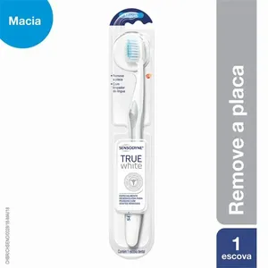 Escova Dental Sensodyne True White Cerdas Macia para Dentes Sensíveis 1 Unidade