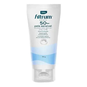 Protetor Solar Facial Libbs Filtrum FPS 50 Sensi Pele Sensivel 50g
