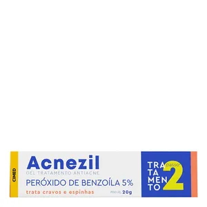 Gel Antiacne Acnezil Peróxido Benzoila 5% 20g