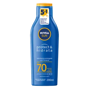 Protetor Solar FPS 70 Nivea Sun Protect & Hidrata Frasco 200ml