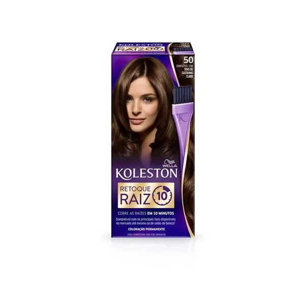 Retoque Raiz Capilar Koleston 50 Castanho Claro