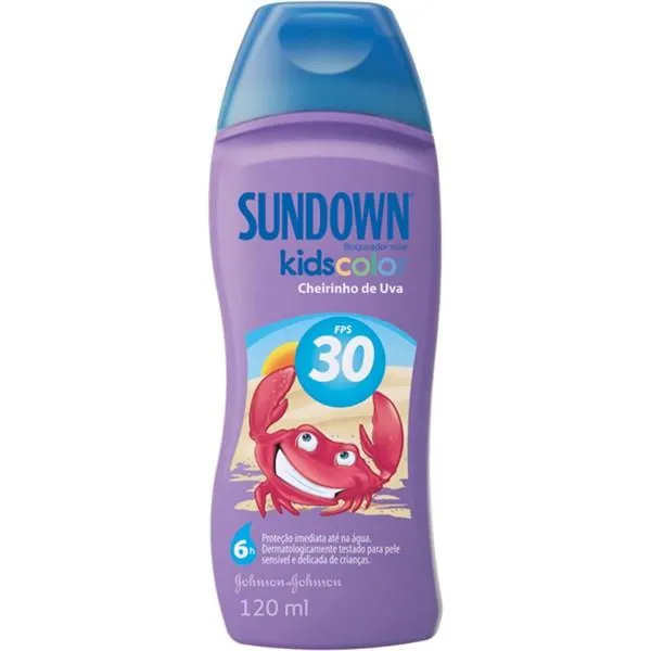 Protetor Solar Loção Sundown 120 mL Fps30 Uva Kids