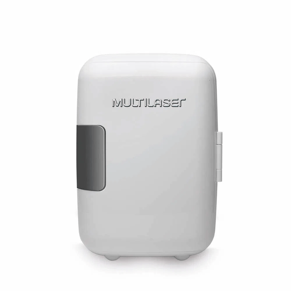 Mini Geladeira Multilaser 4 Litros Portatil 12V - 110V Branca Sem Cabo