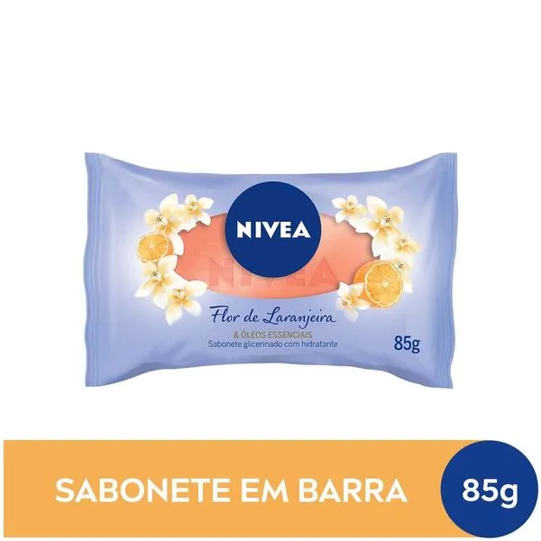 Sabonete de Glicerina Nivea Óleos Essenciais Flor de Laranjeira 85g