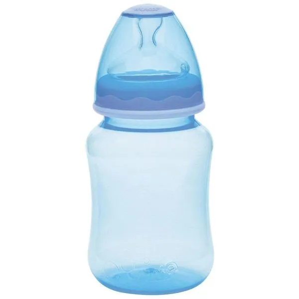 Mamadeira Kuka Aquarela Big Bico Ortodôntico Tamanho 2 Cor Azul 240ml