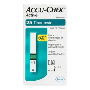 Tiras Accu-Chek Active Roche 25 Unidades