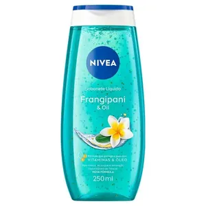 Sabonete Líquido Nivea Frangipani e Oil Frasco 250ml