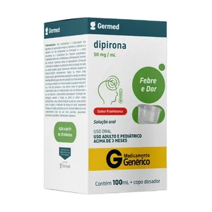 Dipirona Sódica 50mg Solução Oral 100ml Genérico Germed
