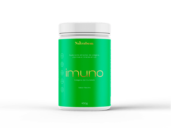 Colágeno da imunidade IMUNO Nutrabem sem sabor 450g