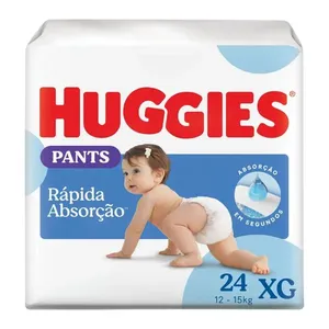 Fralda Huggies Tripla Proteção Roupinha XG 24 Unidades