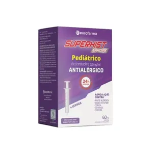 Xarope Superhist 0,5mg 60ml + Seringa