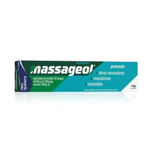 Massageol 52,5mg/g + 44,4mg/g + 20mg/g Pomada 15g