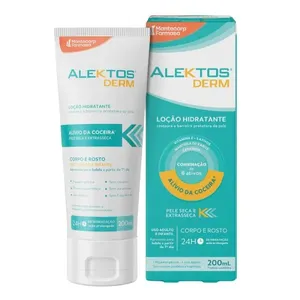 Loção Corporal e Facial Hidratante Alektos Derm Sem perfume 200ml