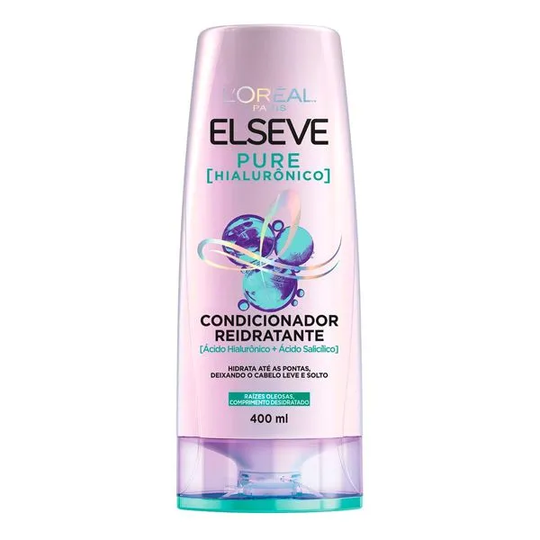 Condicionador Elseve Pure Hialurônico Reidratante L'Oréal Paris 400ml