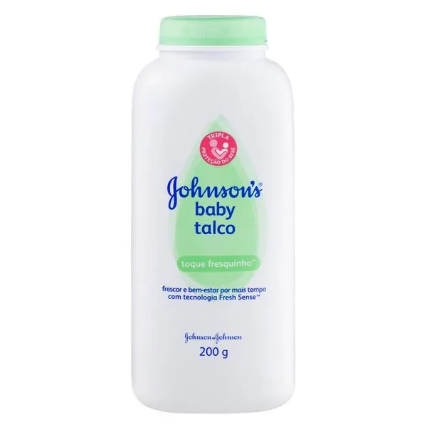 Talco Johnsons Baby Toque Fresquinho com 200g