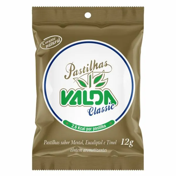 Pastilha Valda Classic 12g