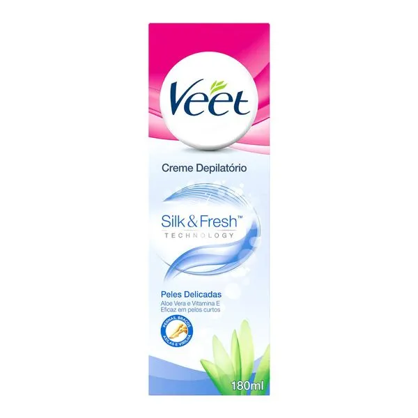 Creme Depilatório Corporal Veet Peles Delicadas 180ml