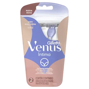 Aparelho de Depilar Descartável Gillette Venus Íntima 2 Unidades