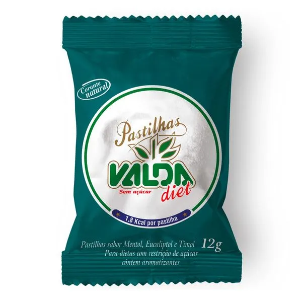Pastilha Diet Valda Sachê 12g