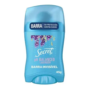 Desodorante Secret em Barra Lavanda 45g